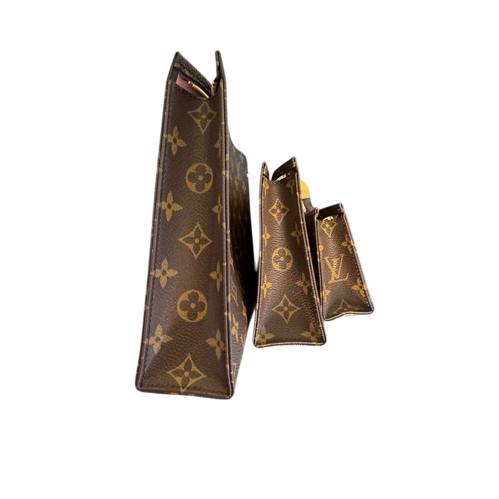 Louis Vuitton Trio Toilet Pouch in Classic Monogram Coated Canvas - Picture 5 of 16